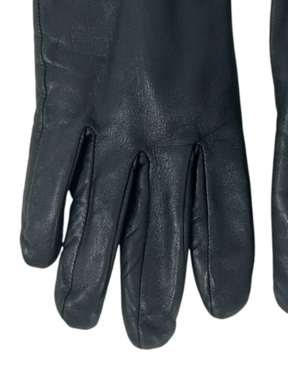 Michael Kors black leather gloves